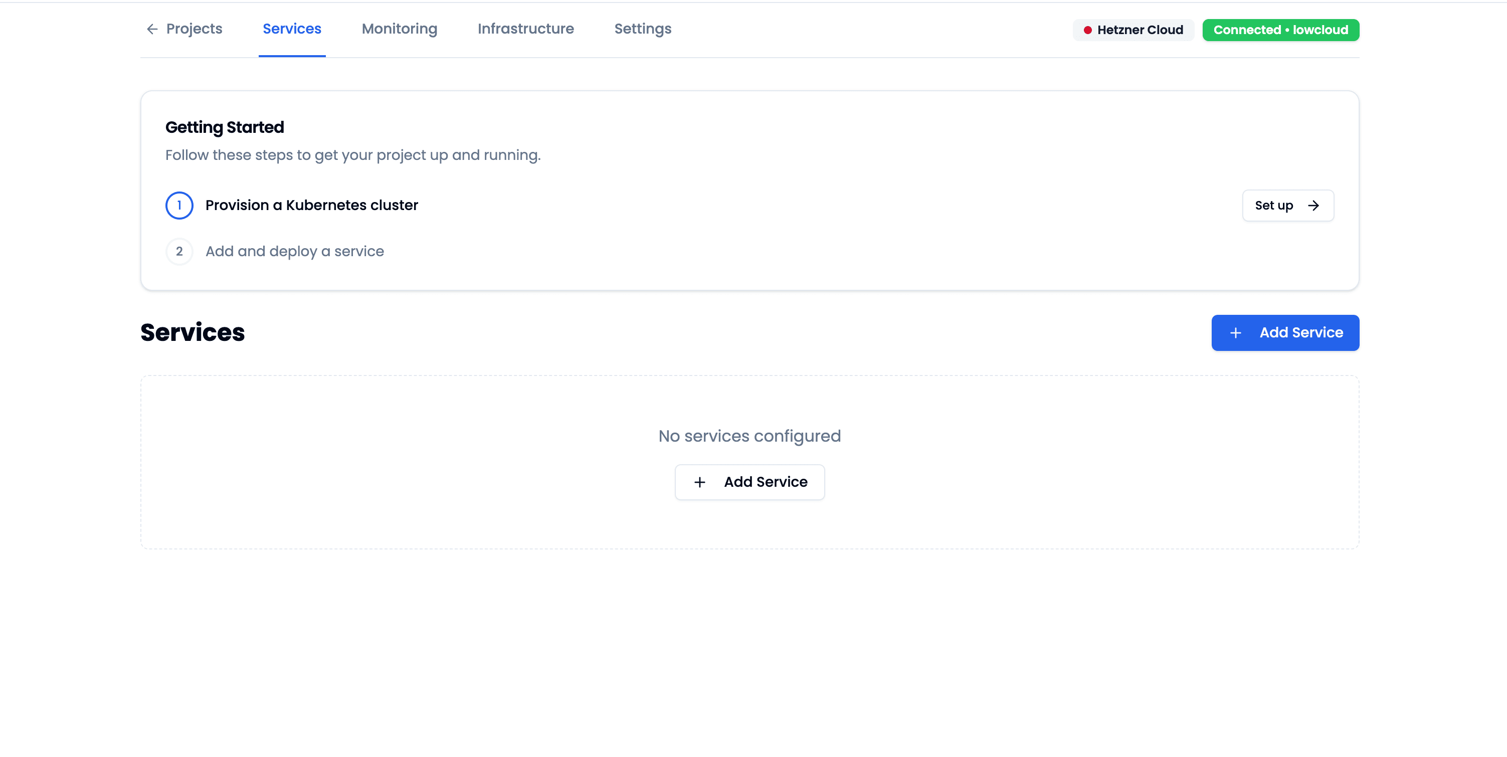 Getting Started Karte