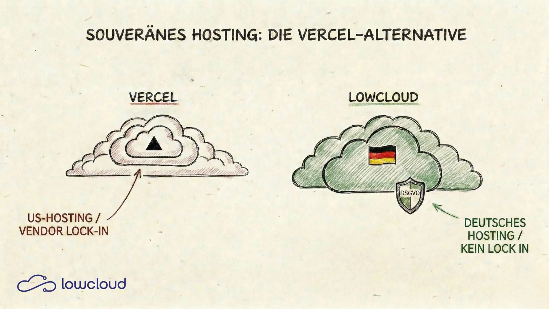 The Vercel Alternative for the German Mittelstand: Sovereign Hosting on Hetzner with lowcloud
