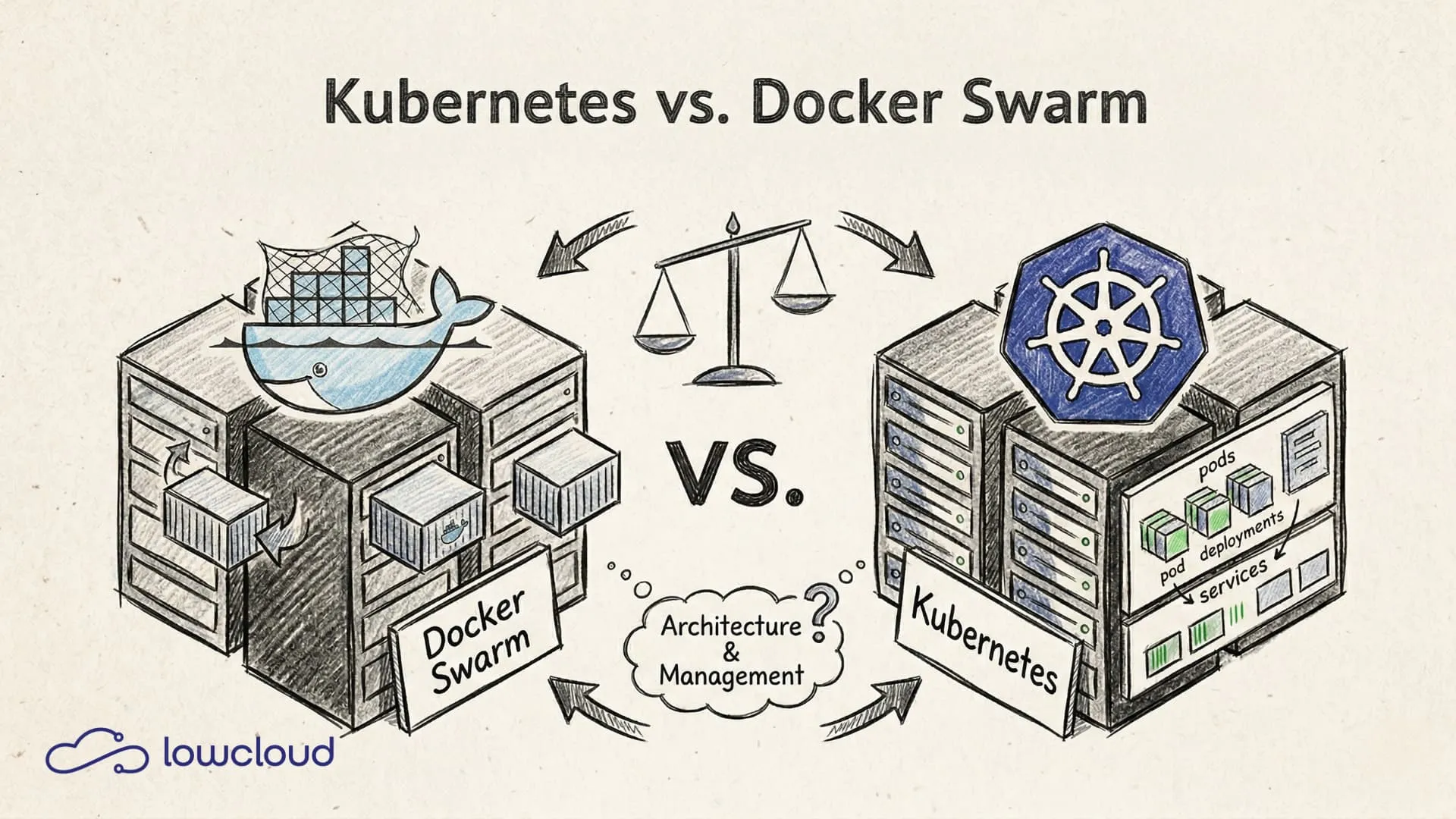 Kubernetes vs. Docker Swarm: Unterschiede und warum K8s gewonnen hat