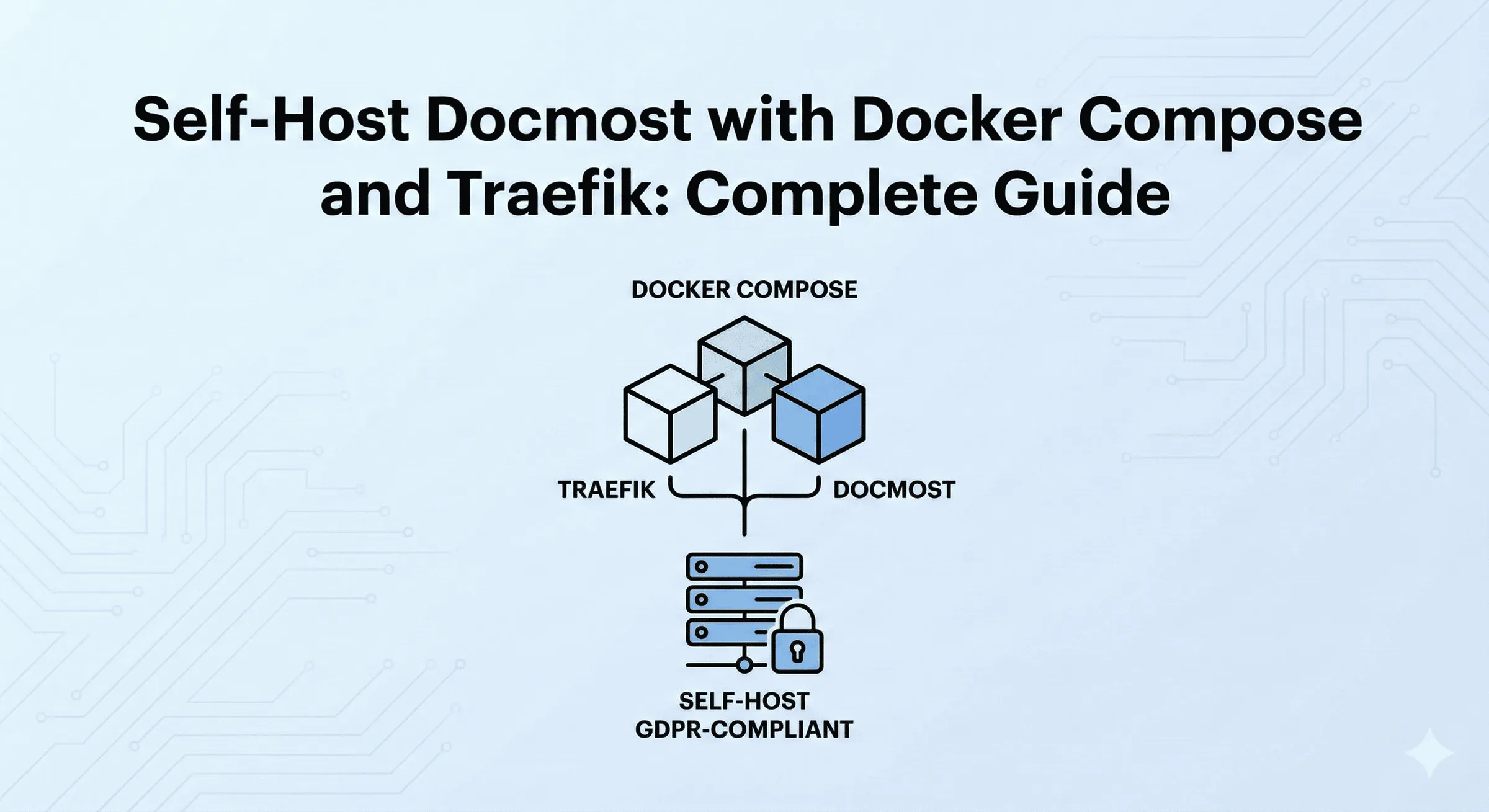 Docmost selbst hosten mit Docker Compose und Traefik: Komplette Anleitung
