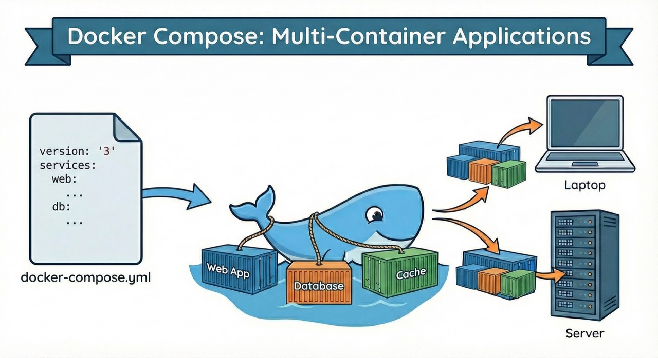 Docker Compose Tutorial: Managing Multi-Container Apps Made Easy - lowcloud