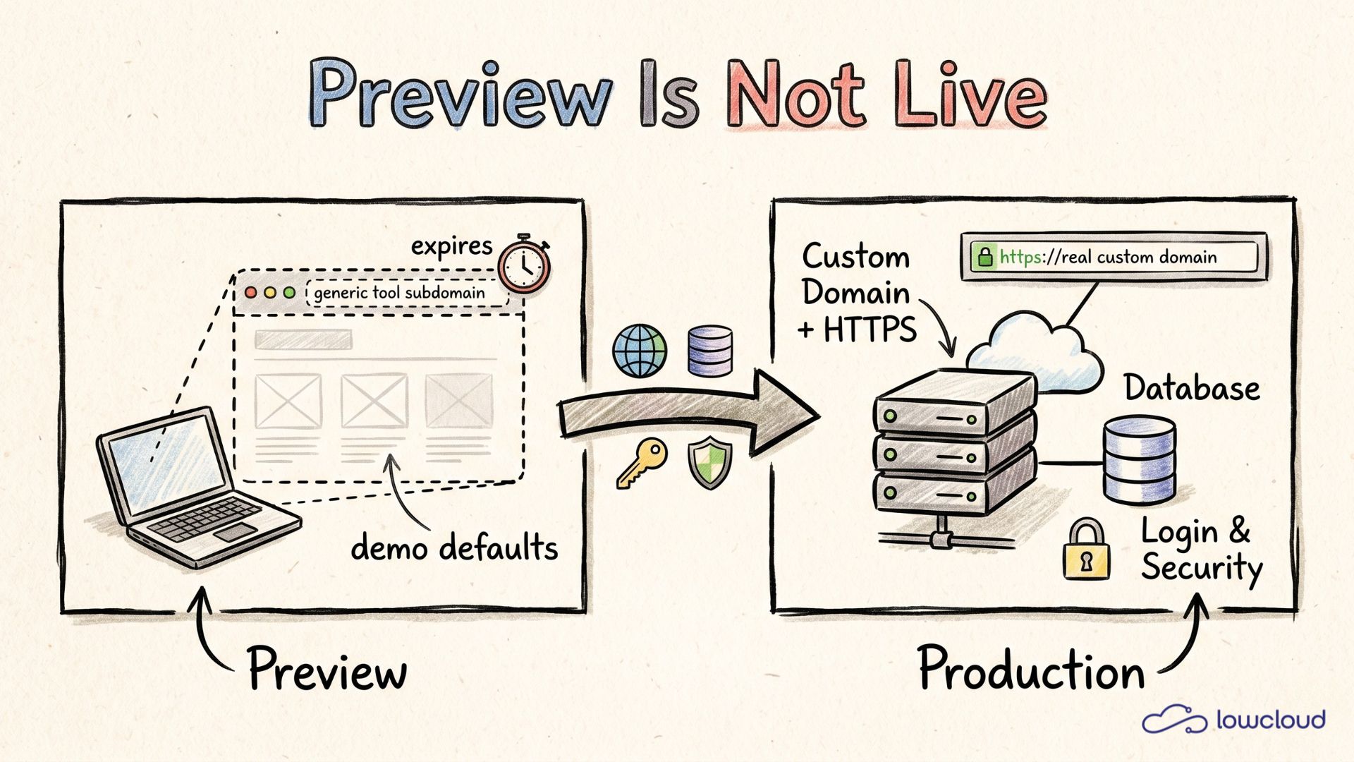 Preview Is Not Live: Deploy Your AI App Properly